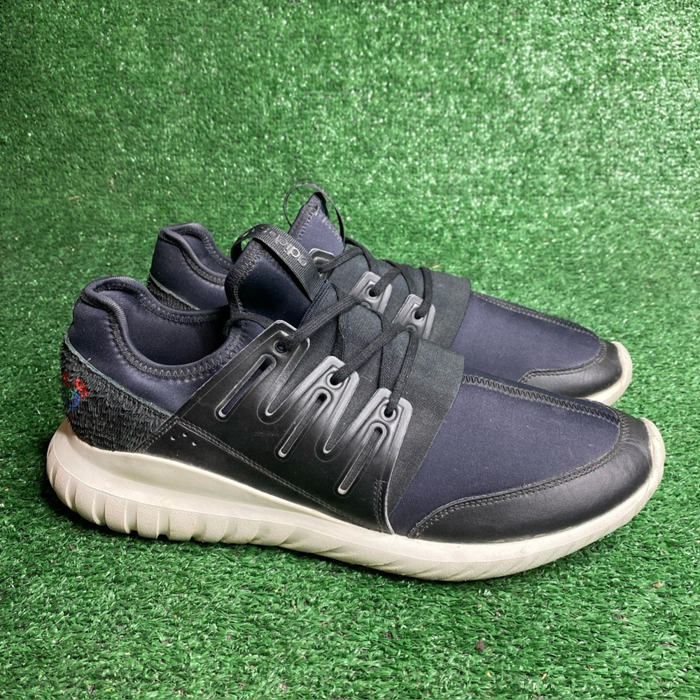 Adidas Tubular Doom Shoes Mens Sz 11.5 Black White Athletic‎ Trainers Sneakers